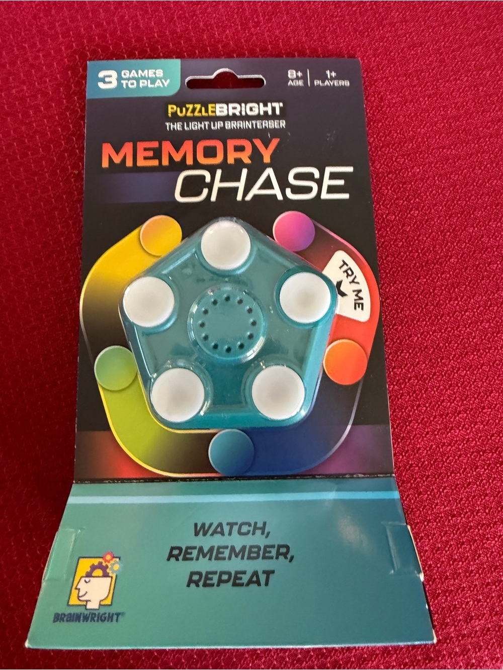 New Puzzle Bright Memory Chase Light Up Brainteaser Brainwright Electronic Game